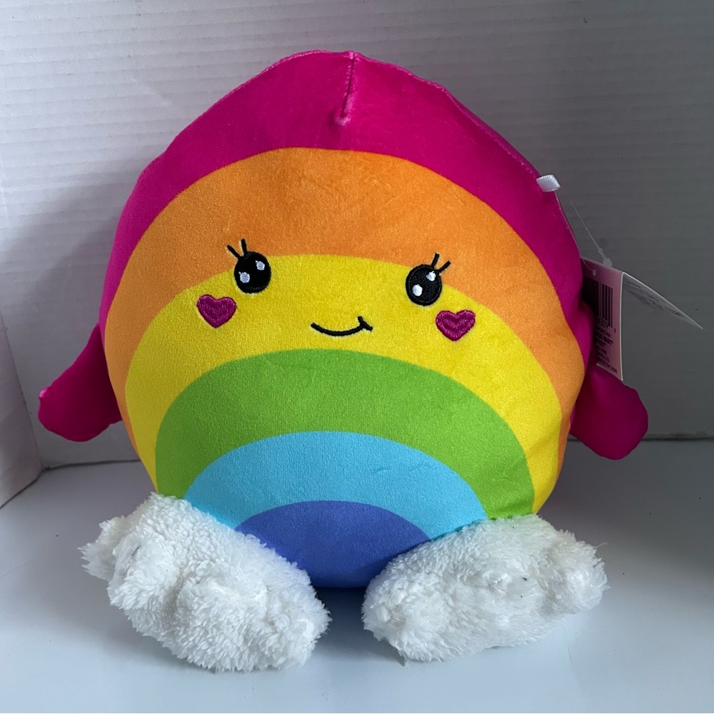 Rainbow Plush Toy 10” tall